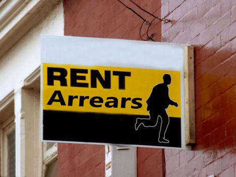 Being evicted for rent arrears